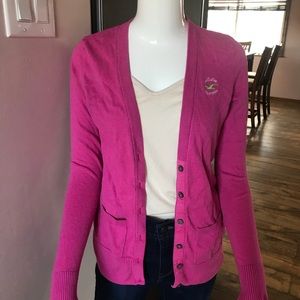 Pink Hollister Cardigan
